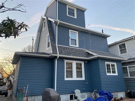 Regatta Blue Vinyl Siding Installation Staten Island New York