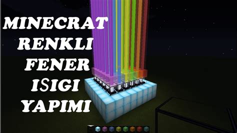 Minecraft Renkli Fener Işığı Yapımı YouTube