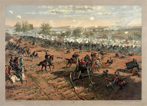 Filethure De Thulstrup L Prang And Co Battle Of Gettysburg