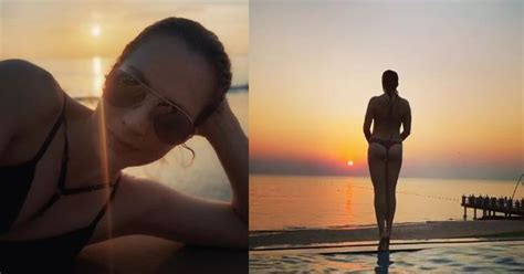 Anna Dereszowska zdjęciem w bikini świętuje urodziny Ostatnie z z przodu Dziennik pl