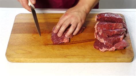 How Cut Beef Into Thin Slices Youtube