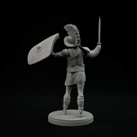 Murmillo Roman Gladiator Miniature 3d Model 3d Printable Cgtrader