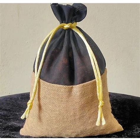 Packaging Bags Drawstring Jute Cotton Combo Potli At Rs Piece In Pune