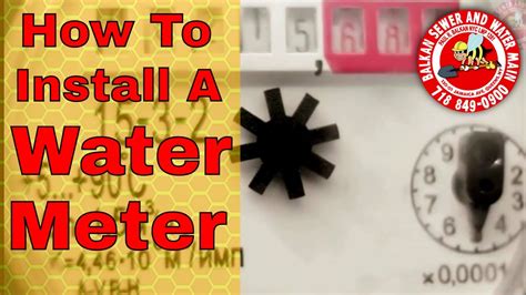 How To Install A Water Meter Guide With Helpful Tips Youtube