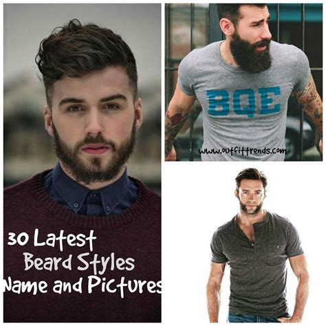 Facial Hair Styles 30 Best Beard Styles 2018 With Names And Pictures