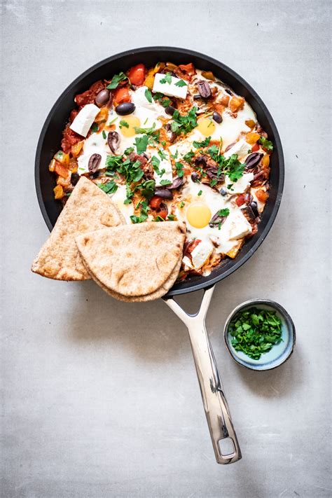 Shakshuka Met Feta En Zwarte Olijven Voedzaam Snel