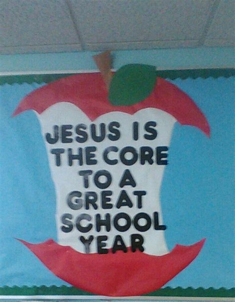 Back To School Christian Bulletin Board Christian School Bulletin