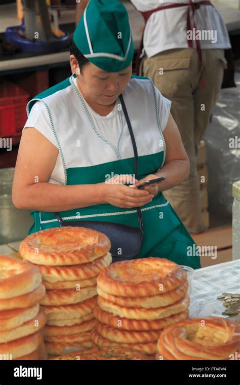 Kazakhstan; Almaty, Green Market, food, people Stock Photo - Alamy