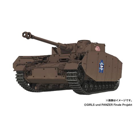 Girls Und Panzer Panzer Iv Ausf Ankou Team Plastic Model D Kai H