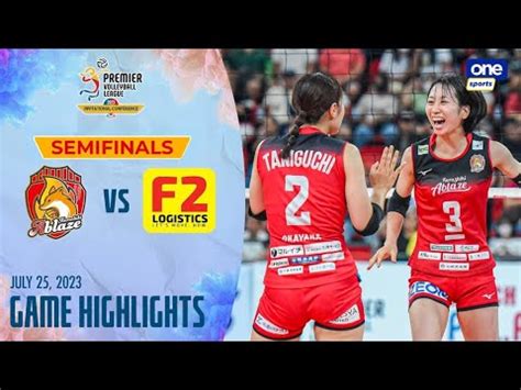 Kurashiki Vs F2 Logistics Semis Highlights 2023 PVL Invitational