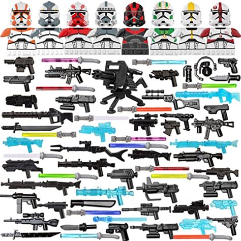 Tiol Waffen Set F R Star Wars Minifiguren Custom Sci Fi Maske Helm