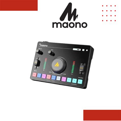 Maono AMC2 Neo Professional Sound Card Audio Interface Mixer With 48V