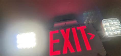 Buy Combo Watt Equivalent Integrated Led White Exit Sign And