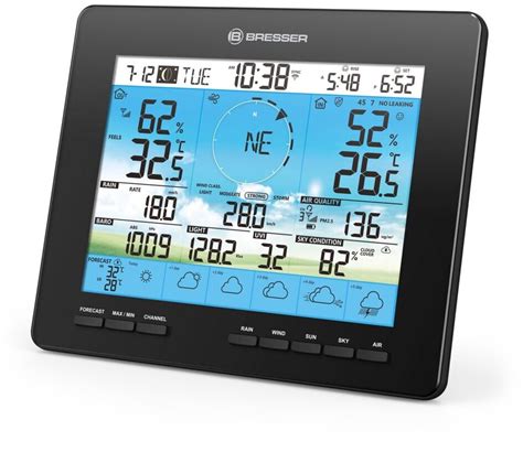 Bresser 6 Tage 4CAST PRO WLAN Weather Center 7 in 1 solar en solde à