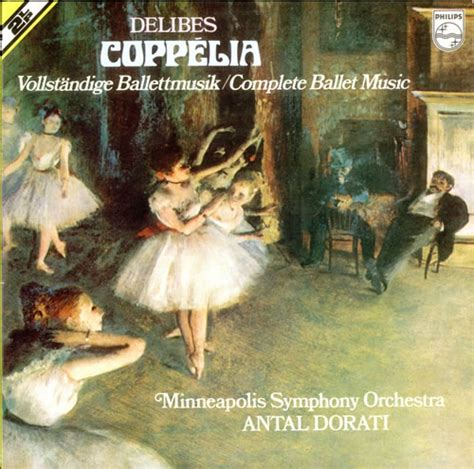 Léo Delibes Coppelia Complete ballet music UK 2 LP vinyl record set