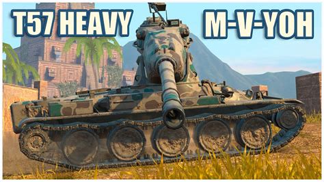 T57 Heavy Tank M V Yoh WoT Blitz Gameplay YouTube