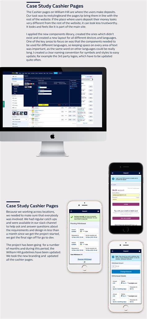 William Hill Online UX/UI on Behance