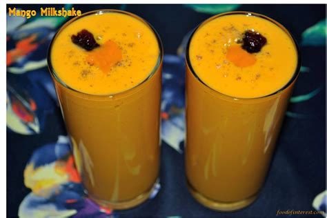 Mango Milkshake – Food Of Interest