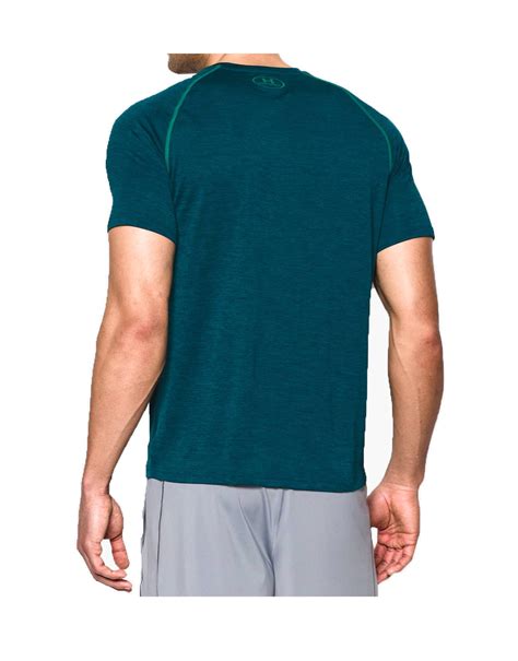 Men S Ua Tech Short Sleeve T Shirt By Under Armour Colour Hydro Teal