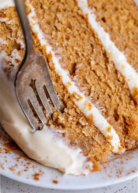 Tarta De Especias Casera Con Glaseado De Queso Crema Maternidad Y Todo