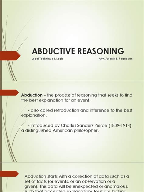 Revised Abductive Reasoning-Nik | PDF | Philosophical Movements | Reasoning