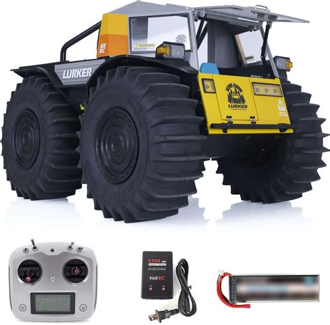 Amazon.com: D-E077 1/10 RTR Rc Off-Road Vehicle All-Terrain Amphibious ...