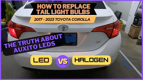 How To Replace Tail Light Bulbs Toyota Corolla Auxito Leds