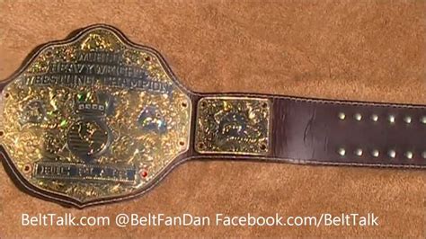 Real Nwa Wwe Ric Flair Style Big Gold World Heavyweight Championship Wrestling Title Belt Youtube