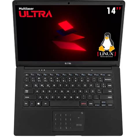 Notebook Multilaser Ultra Celeron N Hd Gb Ssd Gb Linux