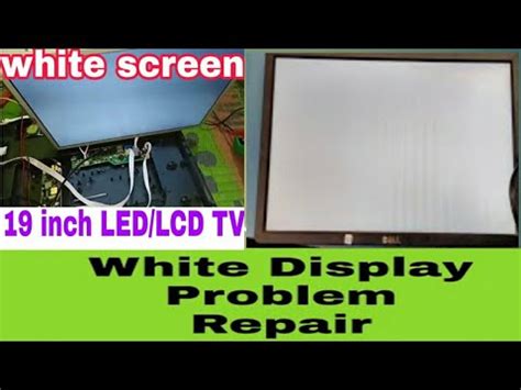 How To Repair White Display HCL Monitor White Screen Problem YouTube