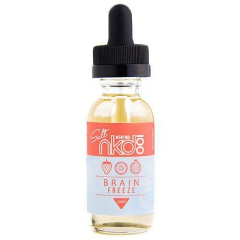 Brain Freeze Salt By Naked 100 Salt 30ml Salt Nicotine E Liquid