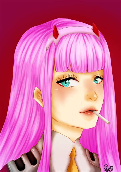 ArtStation - Zero two fanart