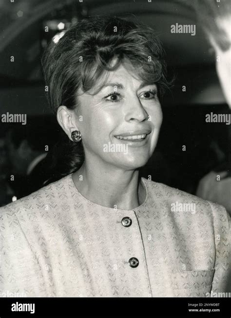 British Actress And Author Nanette Newman Uk 1987 Stock Photo Alamy