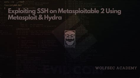 Exploiting SSH Via Brute Force On Metasploitable 2 Using Hydra