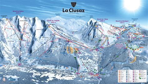 La Clusaz Ski Resort Piste Maps