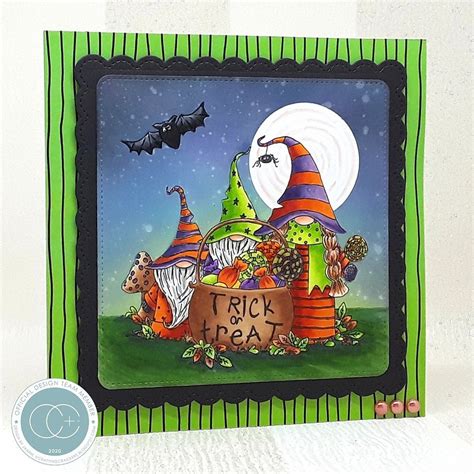 Craft Consortium Happy Haunting Trick Or Treat Clear Stamps Ccstmp