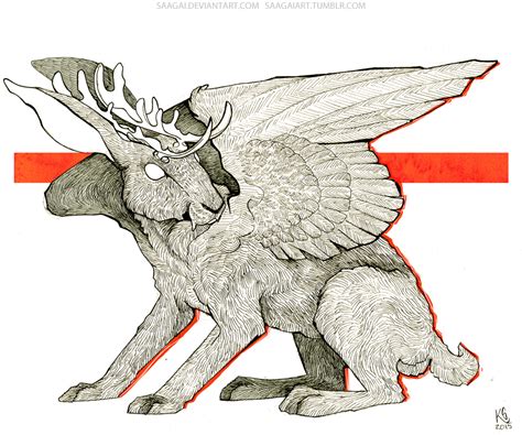 Wolpertinger by Saagai on DeviantArt