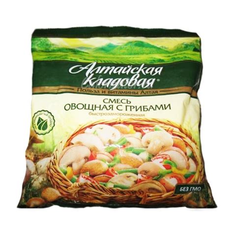 Овощная смесь Алтайская кладовая с грибами - калорийность, полезные ...