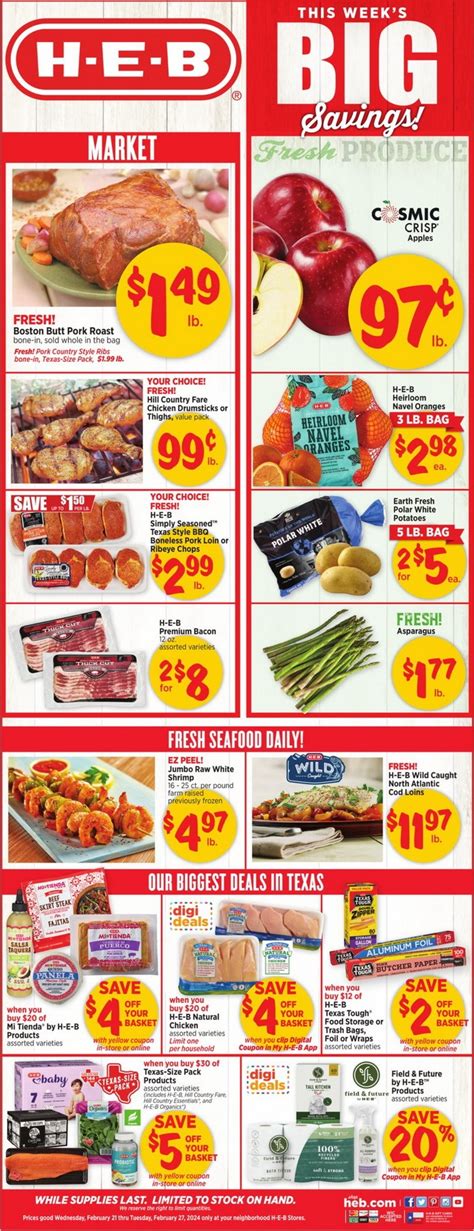 HEB Weekly Ad Feb 21 Feb 27 2024