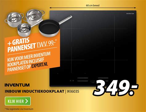 Inventum Inbouw Inductiekookplaat Iki Aanbieding Bij Expert