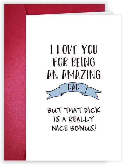 Joukfun Naughty Fathers Day Card Funny Fathers Day Card For Husband Boyfriend