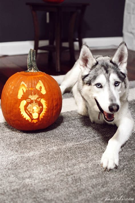 Pumpkin Carving 24 Free Dog Breed Stencils Ann Le Do