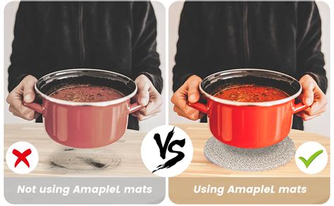 Amazon AmapleL 9 Inches Trivets For Hot Dishes Trivets Set Of 4 For Hot Pots And Pans