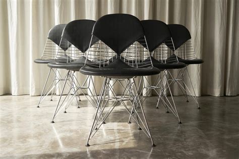 Bikini Wire Frame Chairs By Charles And Ray Eames For Vitra S Set Of For Sale At Pamono
