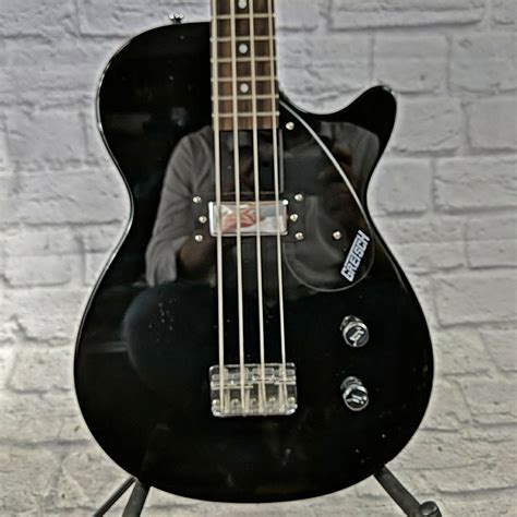 Gretsch Electromatic 4 String Bass Guitar Black Evolution Music