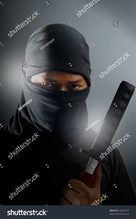 Ninja Assassin Portrait Stock Photo 50034313 | Shutterstock