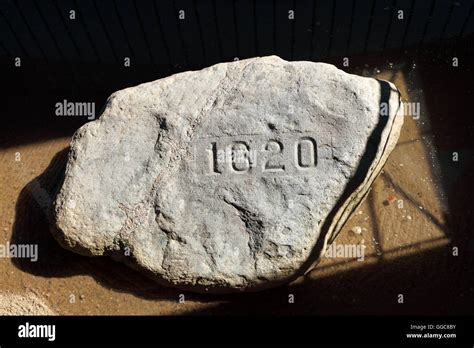 geography / travel, USA, Massachusetts, Plymouth, Plymouth Rock, 1620 ...