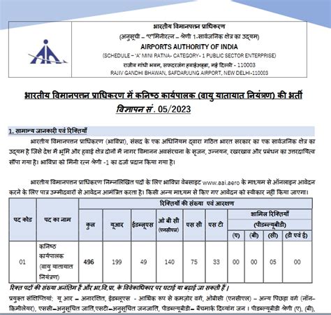 AAI ATC Form Fill Up 2024 Online Application Process Link Out