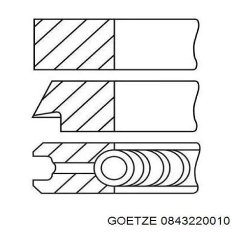 Goetze Aros De Pist N Para Cilindro Std Comprar Barato