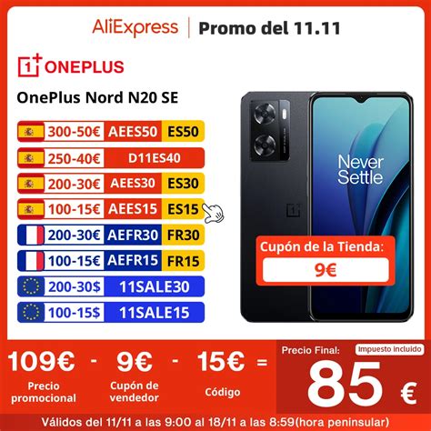 Vers O Global Oneplus Nord N Se N Smartphone W Supervooc Carga